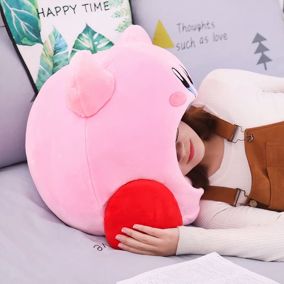 La Peluche Peluche Kirby bouche ouverte