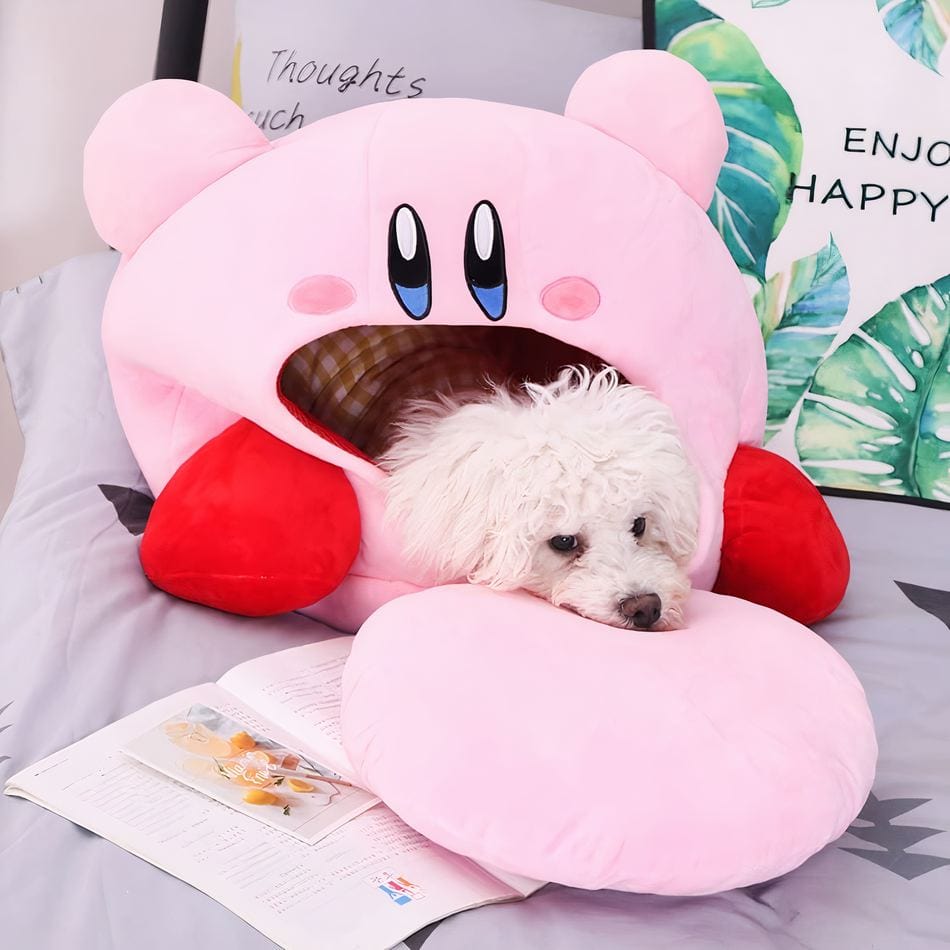 La Peluche Peluche Kirby bouche ouverte