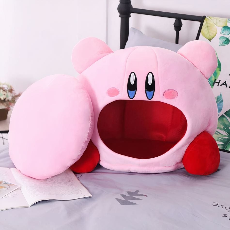 La Peluche Peluche Kirby bouche ouverte