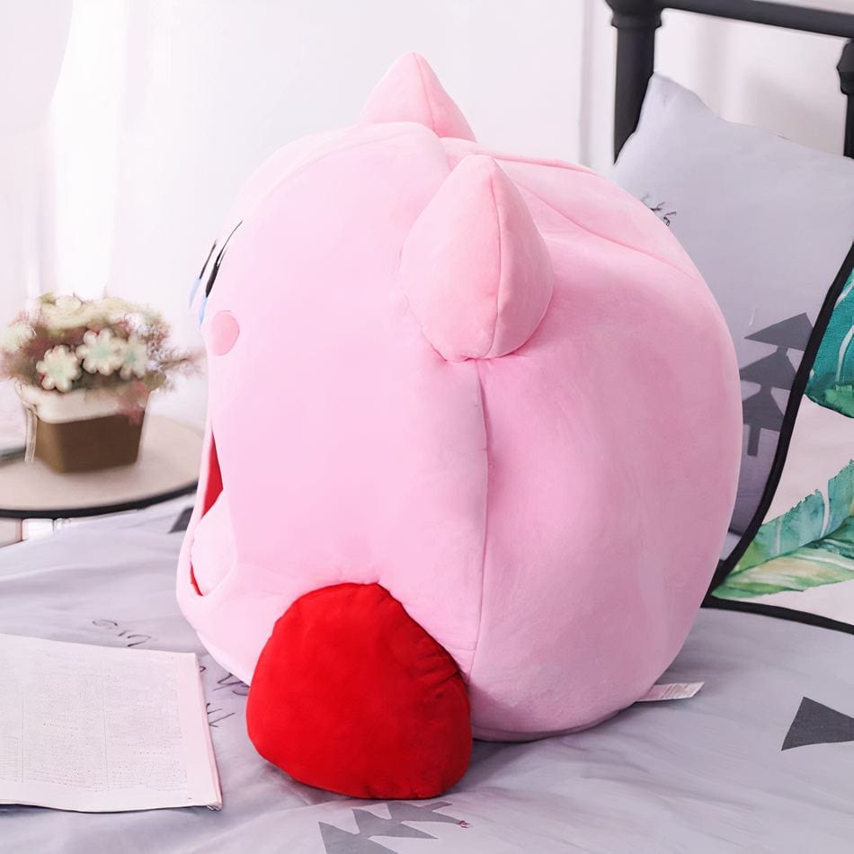 La Peluche Peluche Kirby bouche ouverte