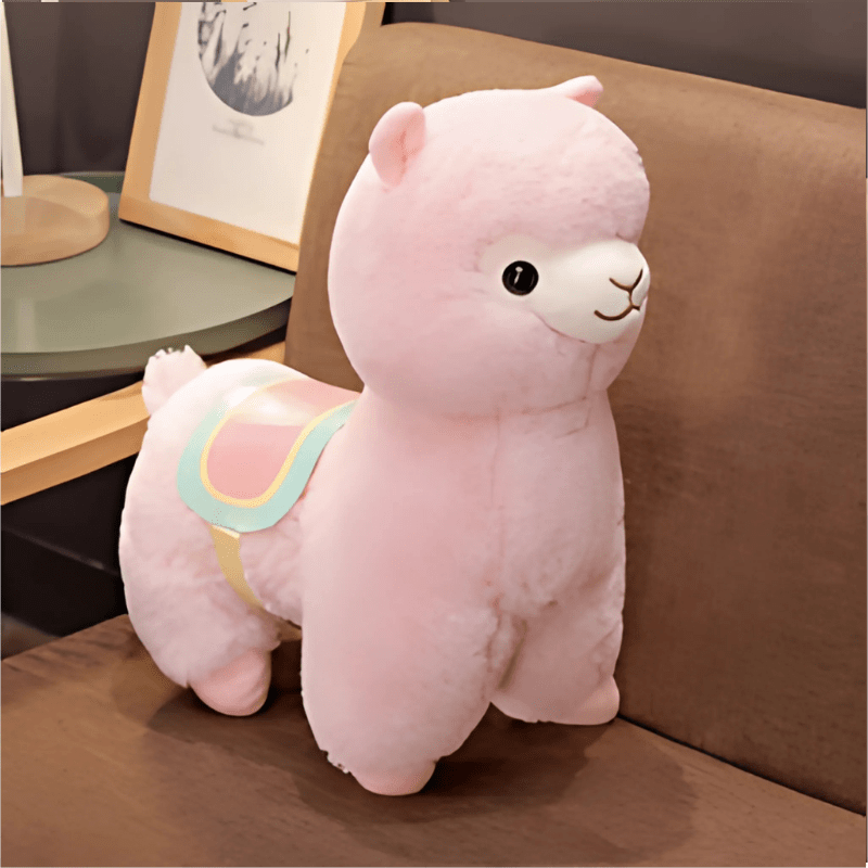 La Peluche Peluche lama rose