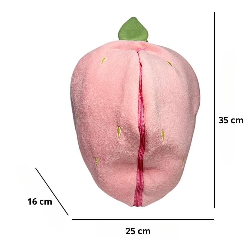 La Peluche Peluche lapin fraise respirante et berceuses