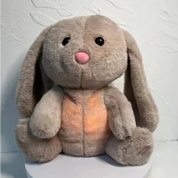 La Peluche Peluche lapin respirante avec berceuse relaxante