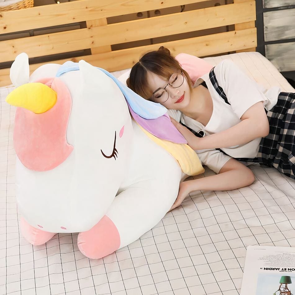 La Peluche Peluche licorne géante adorable