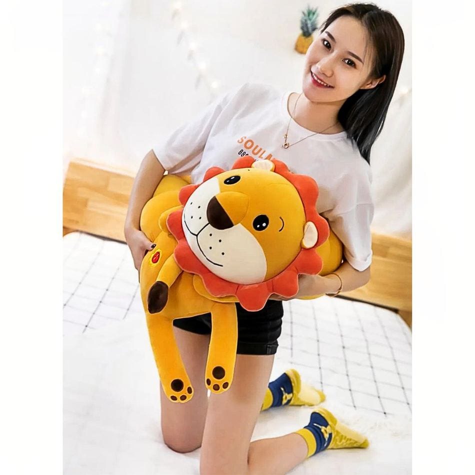 La Peluche Peluche lion géante