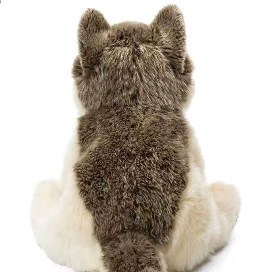 La Peluche Peluche loup gris adorable