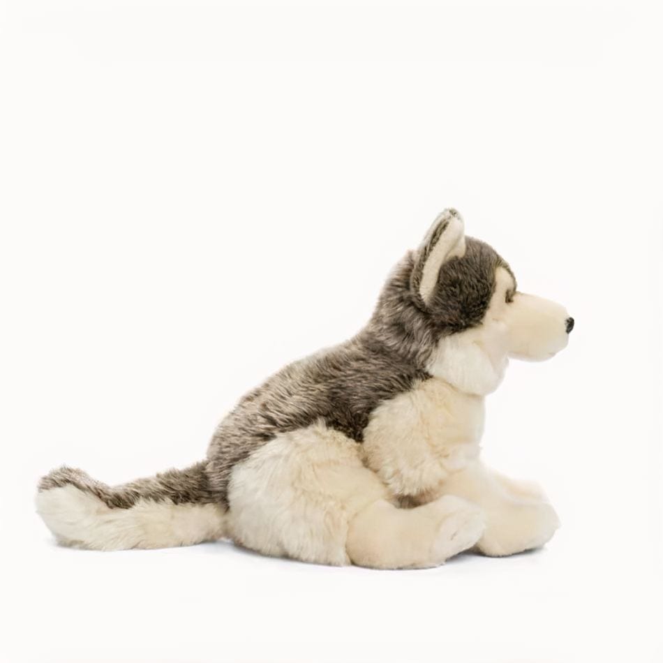 La Peluche Peluche loup gris adorable