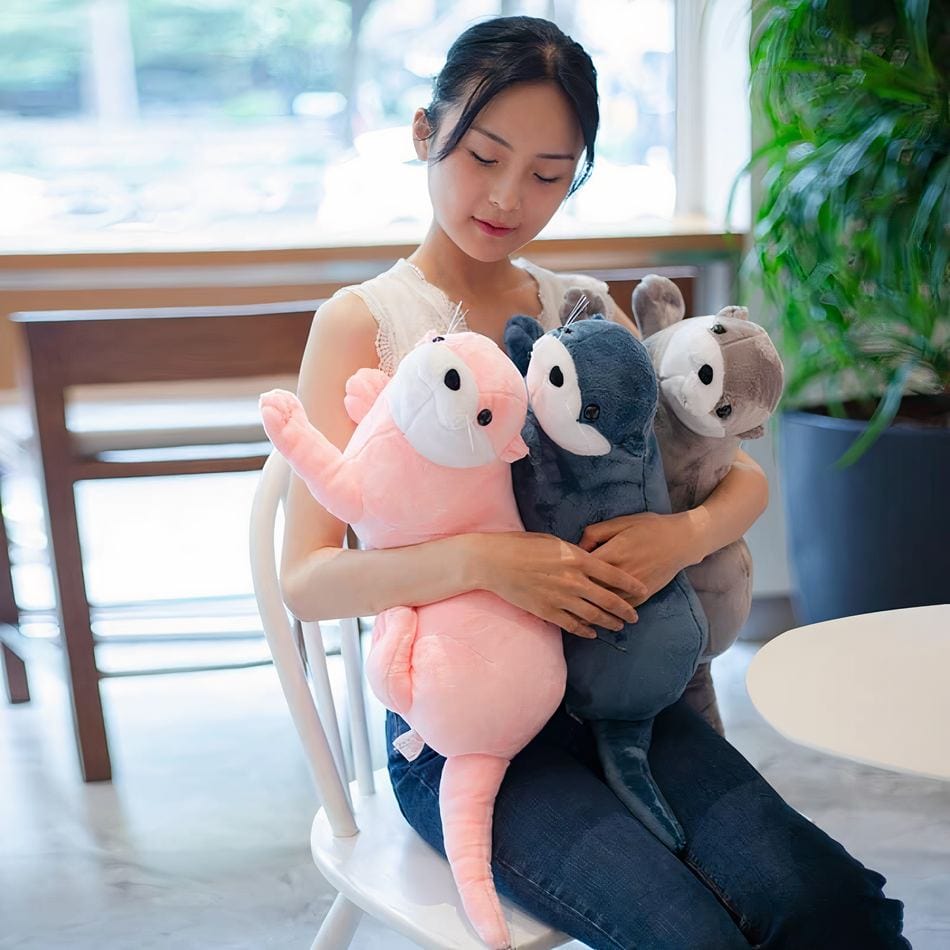 La Peluche Peluche loutre douce