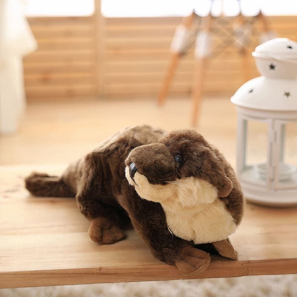 La Peluche Peluche loutre marron