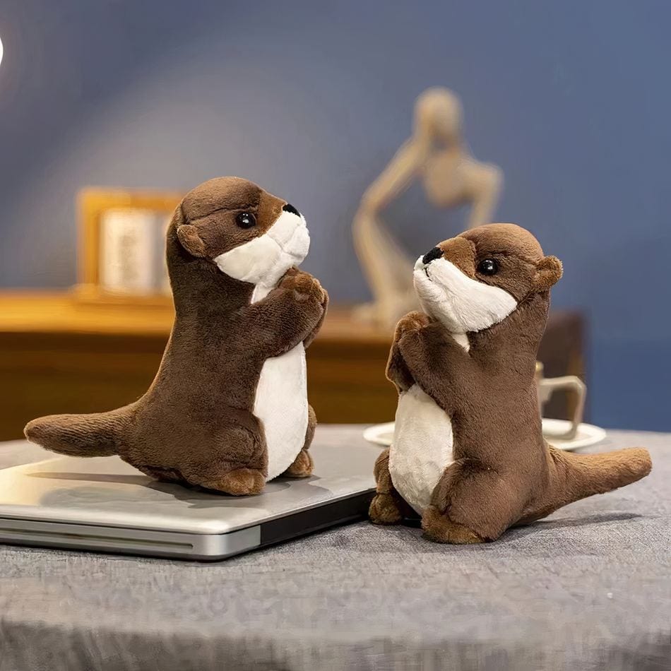 La Peluche Peluche loutre méditation