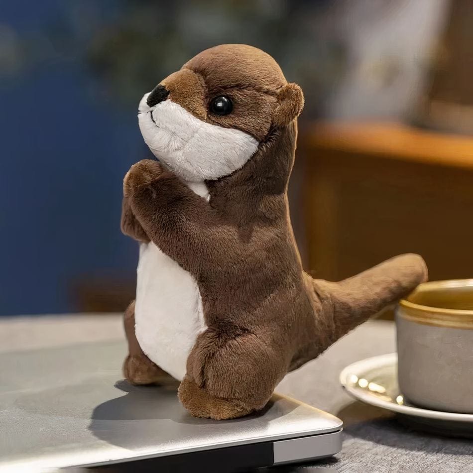 La Peluche Peluche loutre méditation