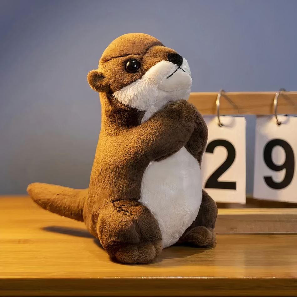 La Peluche Peluche loutre méditation