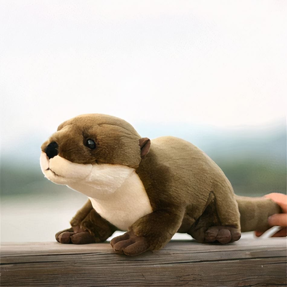 La Peluche Peluche loutre soyeuse