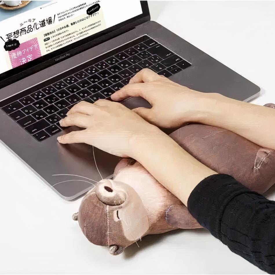 La Peluche Peluche loutre trousse