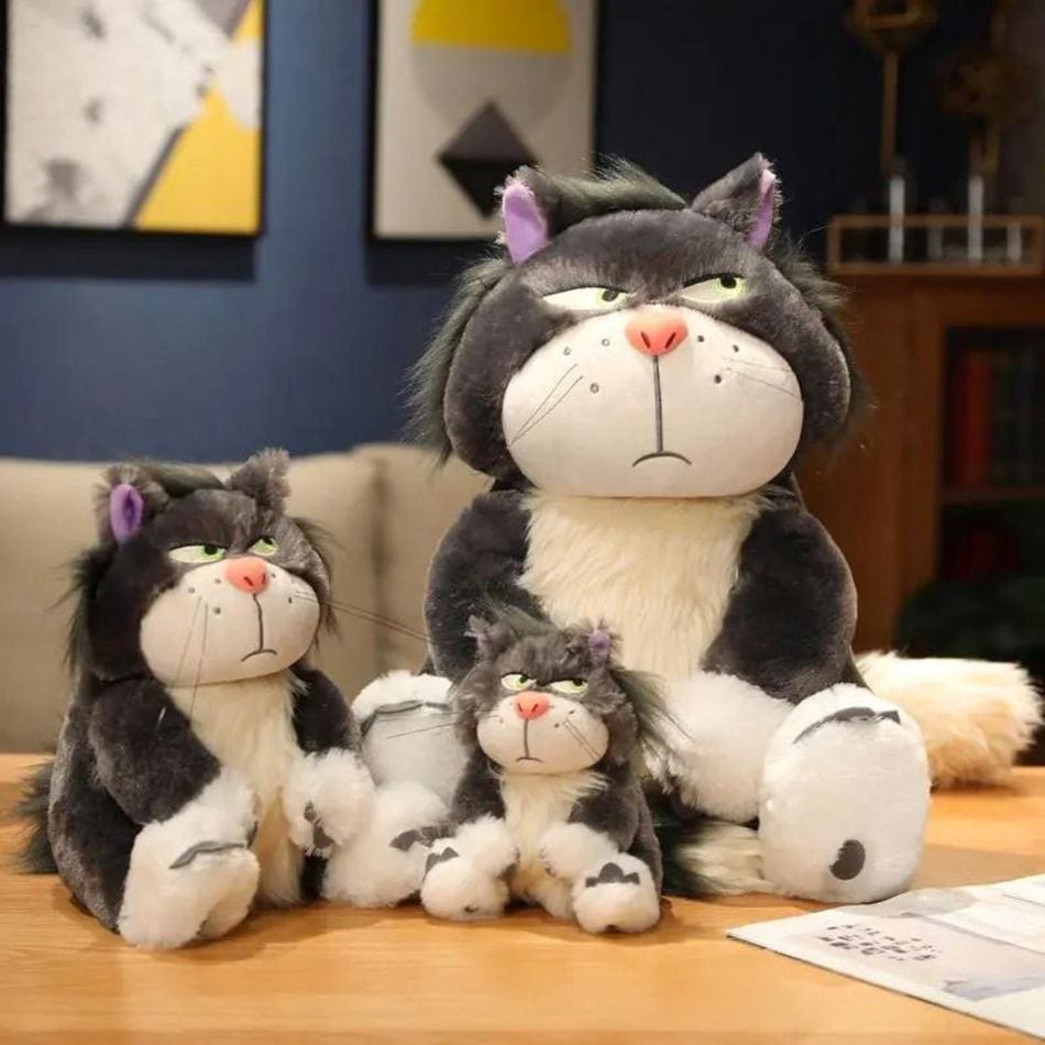 La Peluche Peluche Lucifer le chat dans Cendrillon