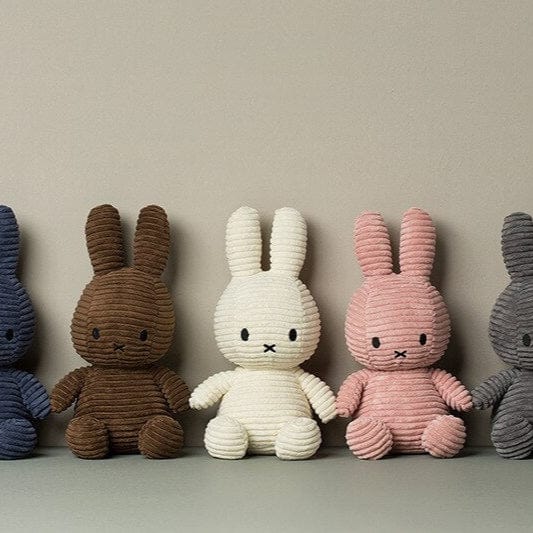 La Peluche Peluche Miffy rose côtelé