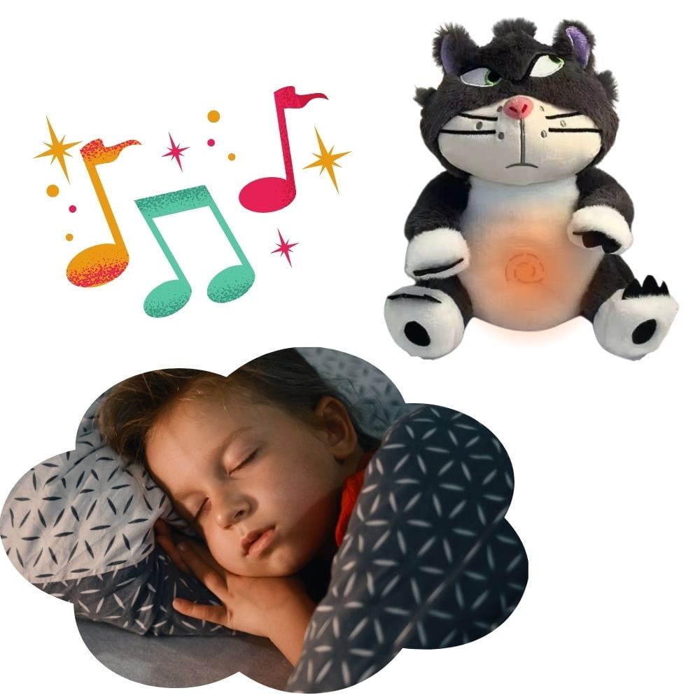 La Peluche Peluche musicale Lucifer le chat de Cendrillon respirante