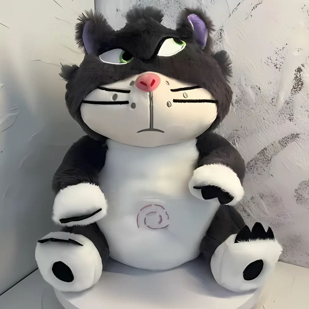 La Peluche Peluche musicale Lucifer le chat de Cendrillon respirante