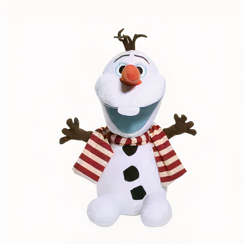La Peluche Peluche Olaf avec écharpe de Noël