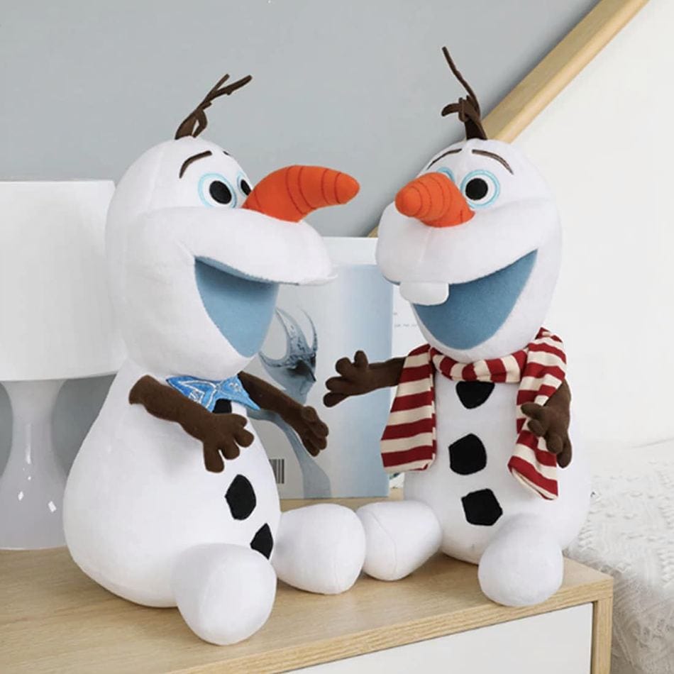 La Peluche Peluche Olaf avec écharpe de Noël