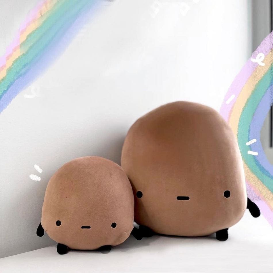 La Peluche Peluche oreiller en forme pomme de terre