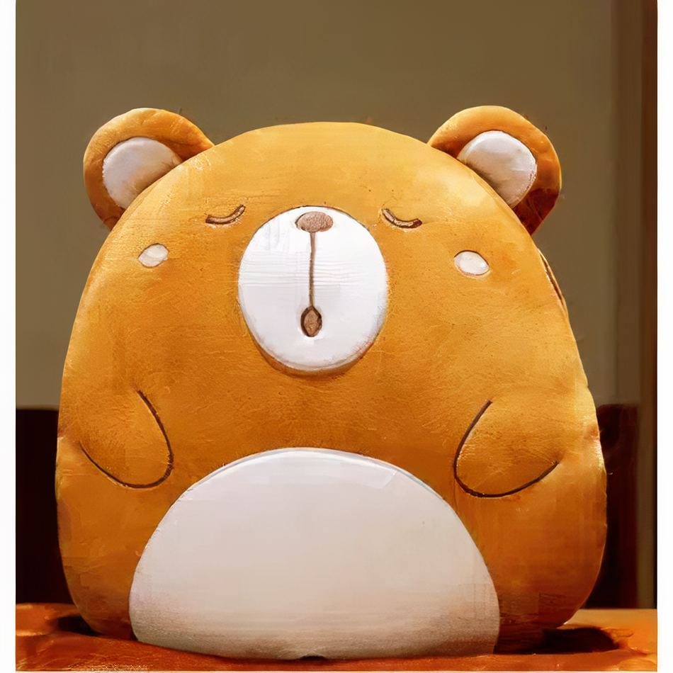 La Peluche Peluche oreiller forme ours