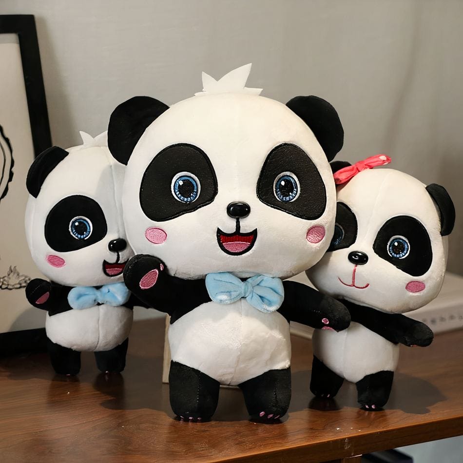 La Peluche Peluche panda Baby Bus doux