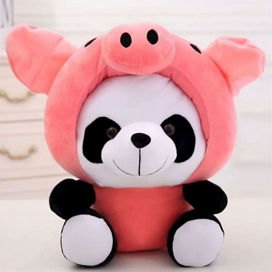 La Peluche Peluche panda en cochon