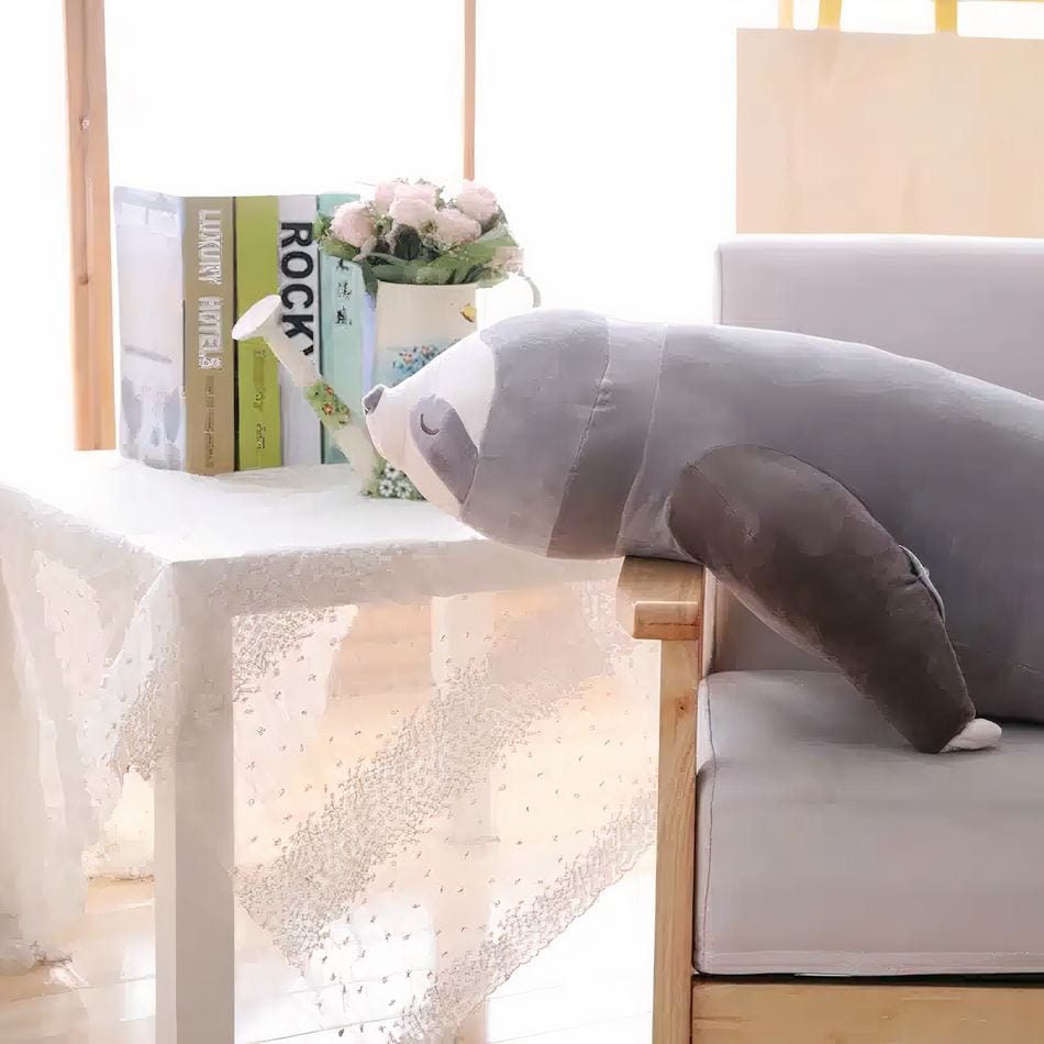 La Peluche Peluche paresseux grisâtre