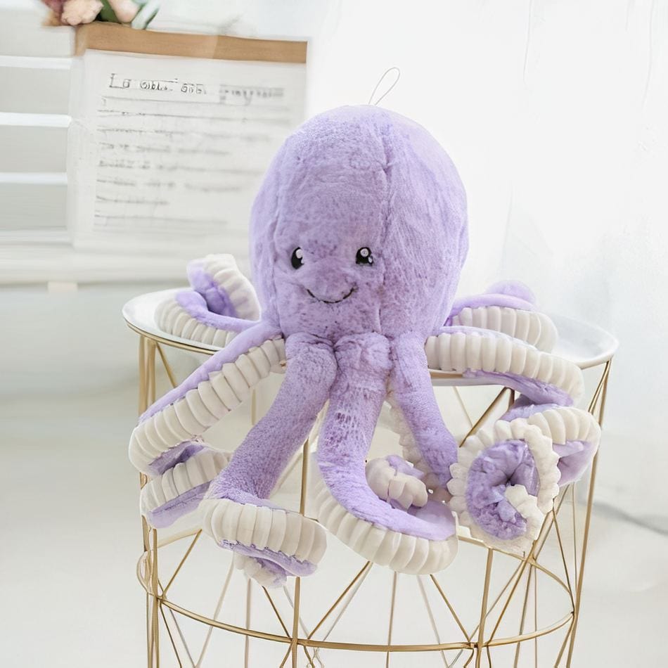 La Peluche Peluche pieuvre violette