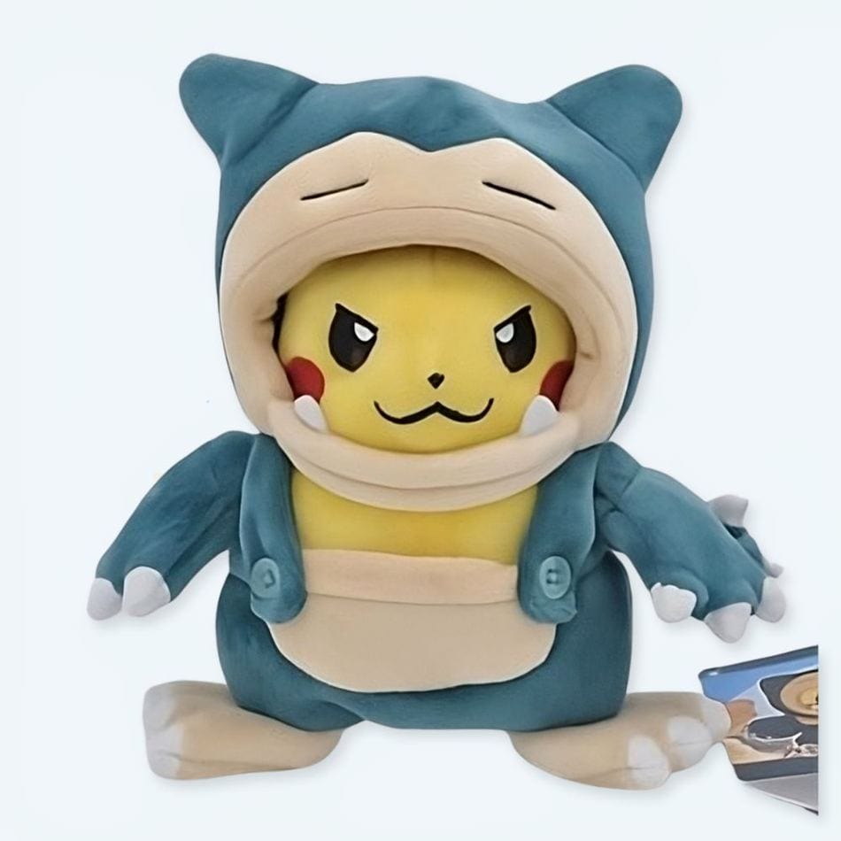 La Peluche Peluche Pikachu en costume Ronflex