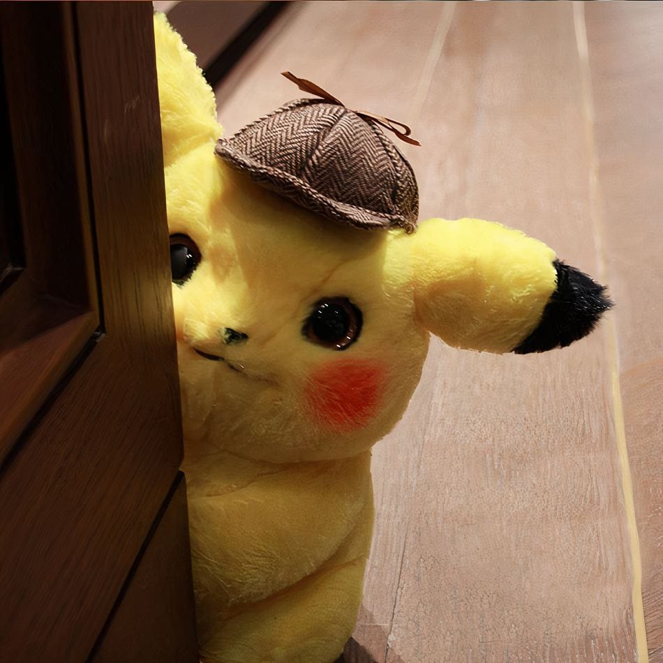 La Peluche Peluche Pikachu en mode détective