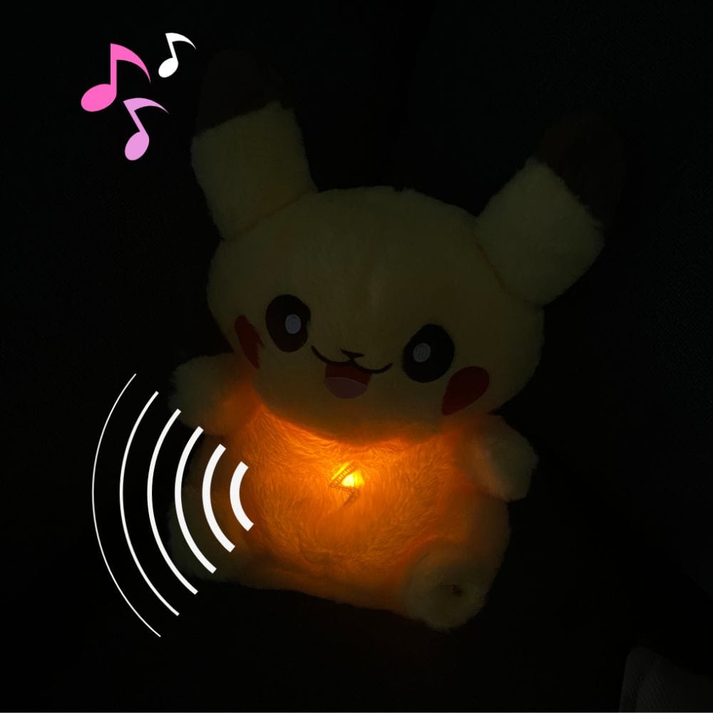La Peluche Peluche Pikachu respirante avec berceuses