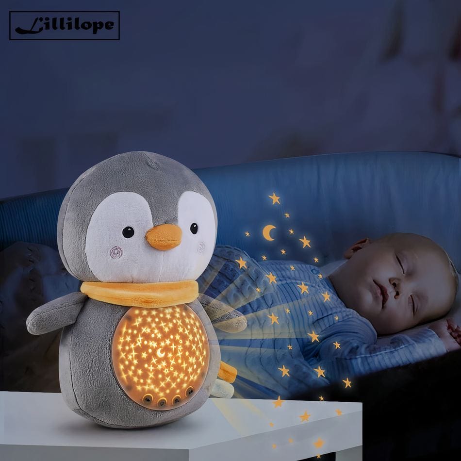 La Peluche Peluche pingouin agréable à "Bruit Blanc"