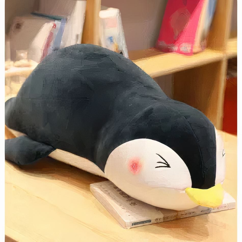 La Peluche Peluche pingouin manchot noir