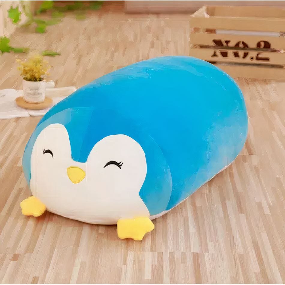 La Peluche Peluche pingouin oreiller souriant
