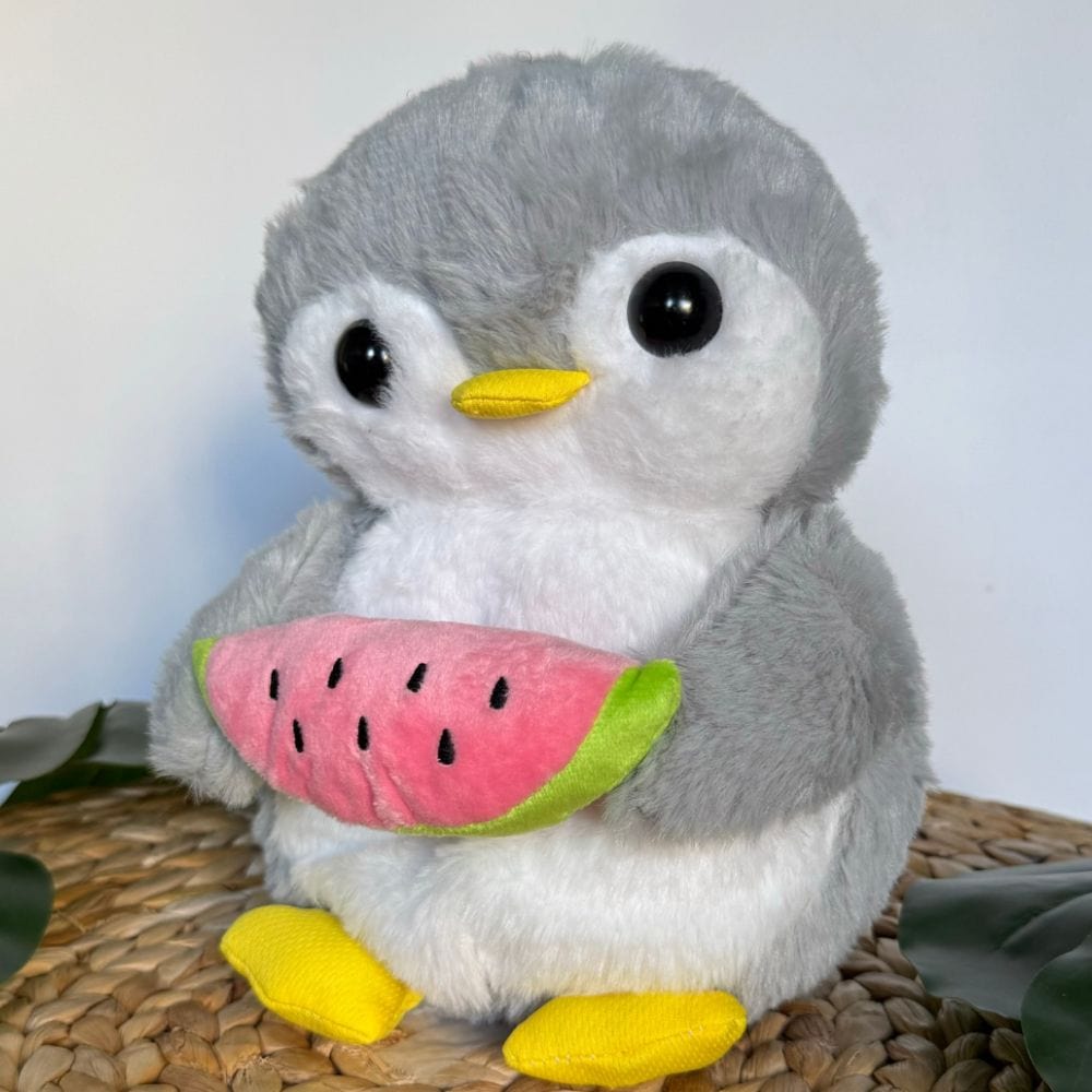 La Peluche Peluche pingouin respirante avec berceuses