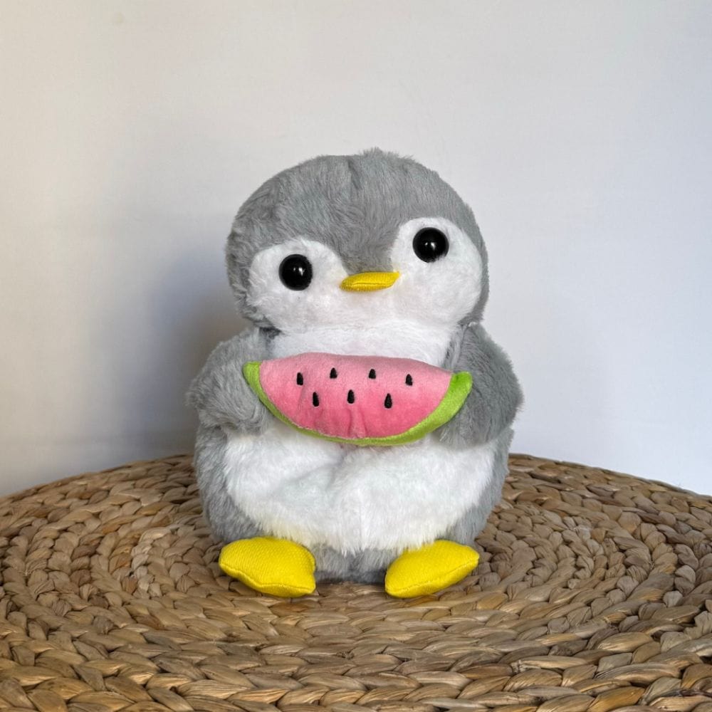 La Peluche Peluche pingouin respirante avec berceuses