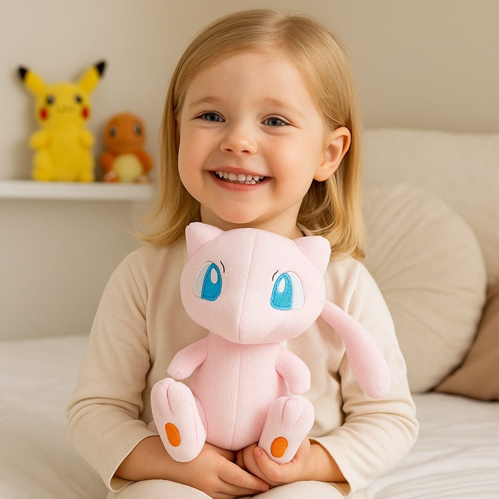 La Peluche Peluche Pokémon Mew rose mignonne