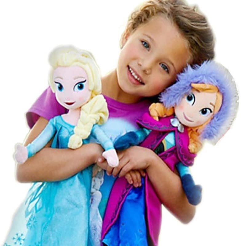 La Peluche Peluche princesses Elsa et Anna Disney