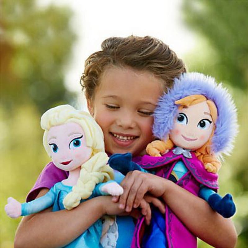 La Peluche Peluche princesses Elsa et Anna Disney