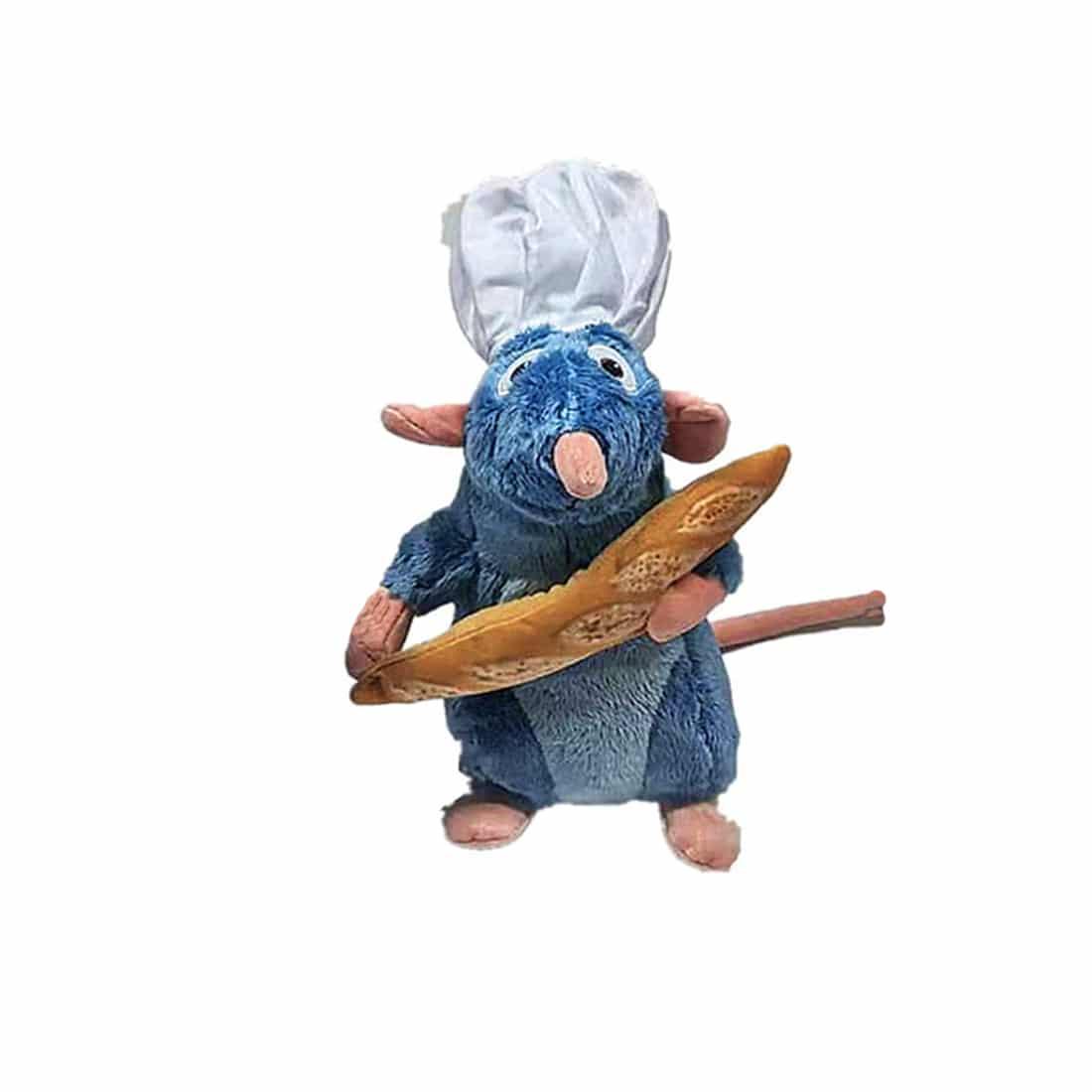 La Peluche Peluche Ratatouille avec du pain