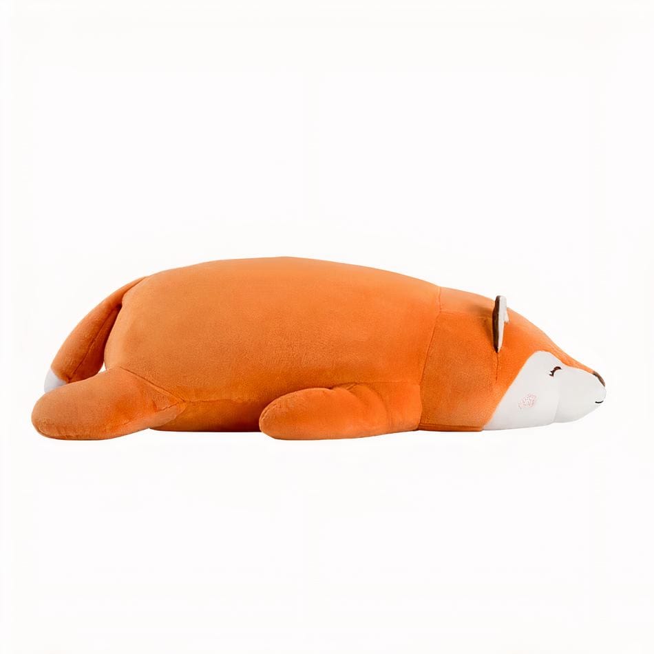 La Peluche Peluche renard allongé