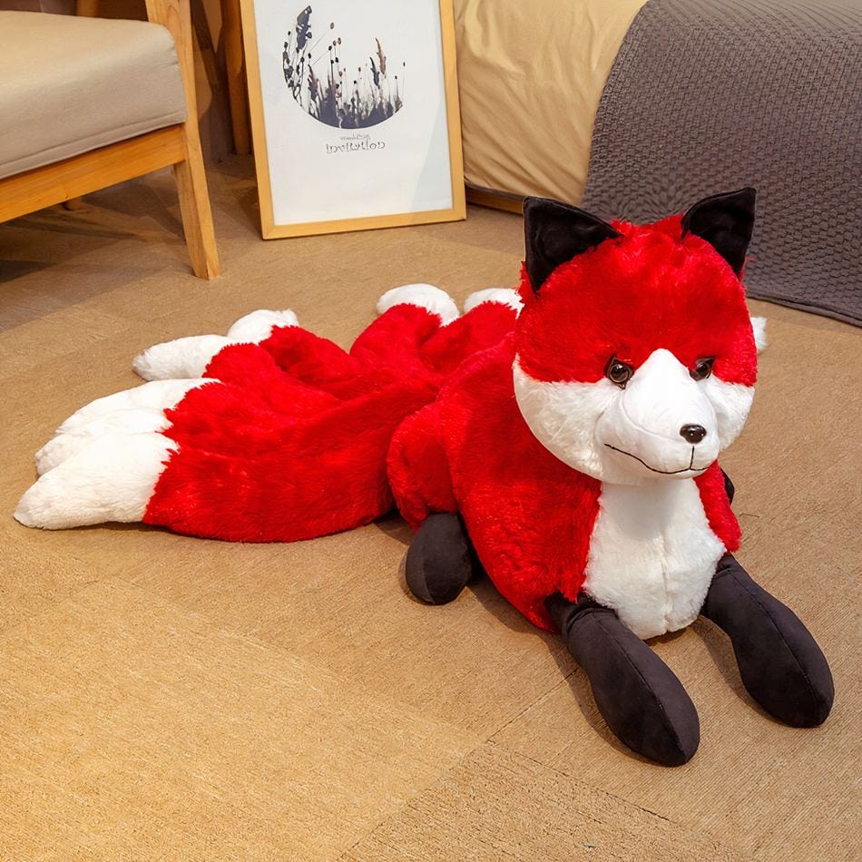 La Peluche Peluche renard rouge doux