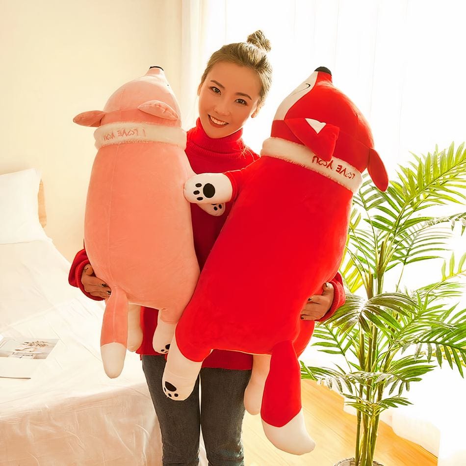 La Peluche Peluche renard rouge kawaii