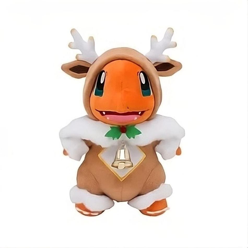 La Peluche Peluche Salamèche en renne de Noël