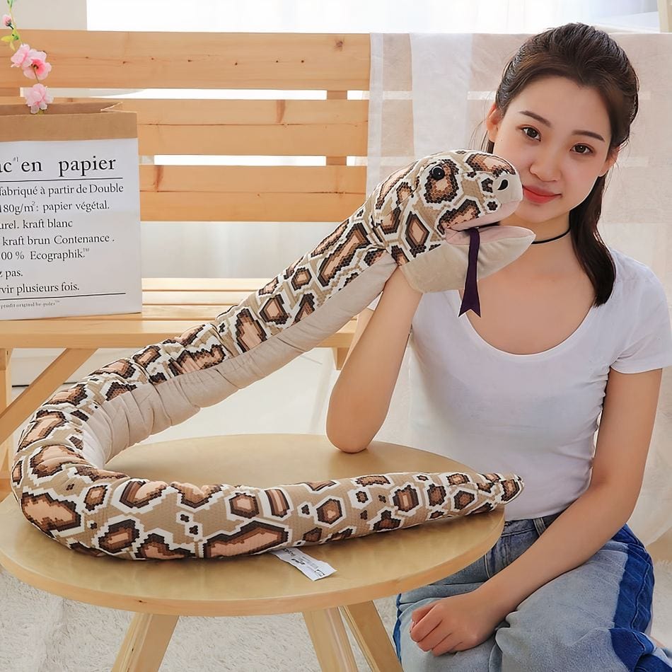 La Peluche Peluche serpent avec marionnette