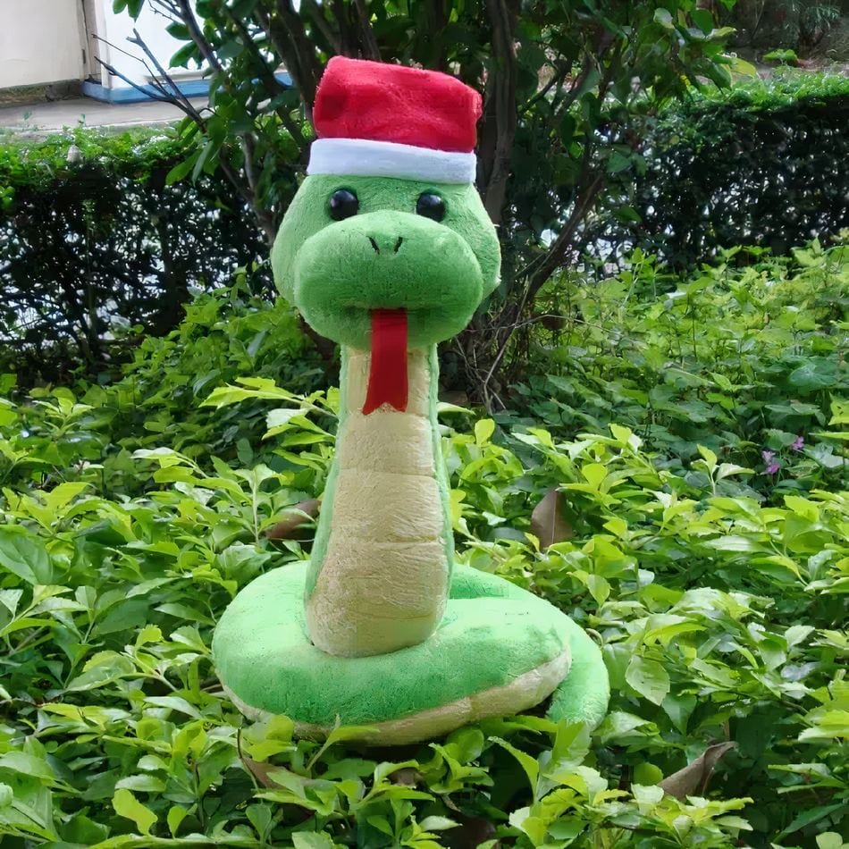 La Peluche Peluche serpent noël