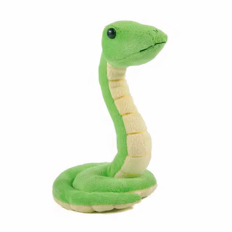La Peluche Peluche serpent vert