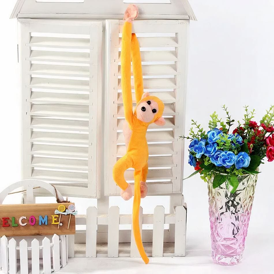 La Peluche Peluche singe kawaii jaune